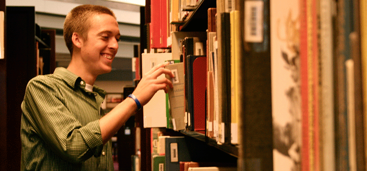 The Sterling College library is full of great research material