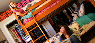 In residence halls students develop meaningful friendship and get involved with the College community
