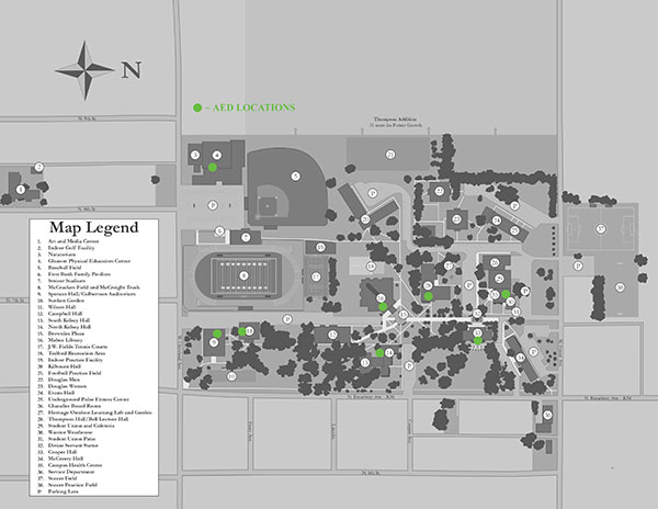 AED Locations - Sterling College