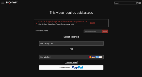 STEP 4: Pay for Your Stream