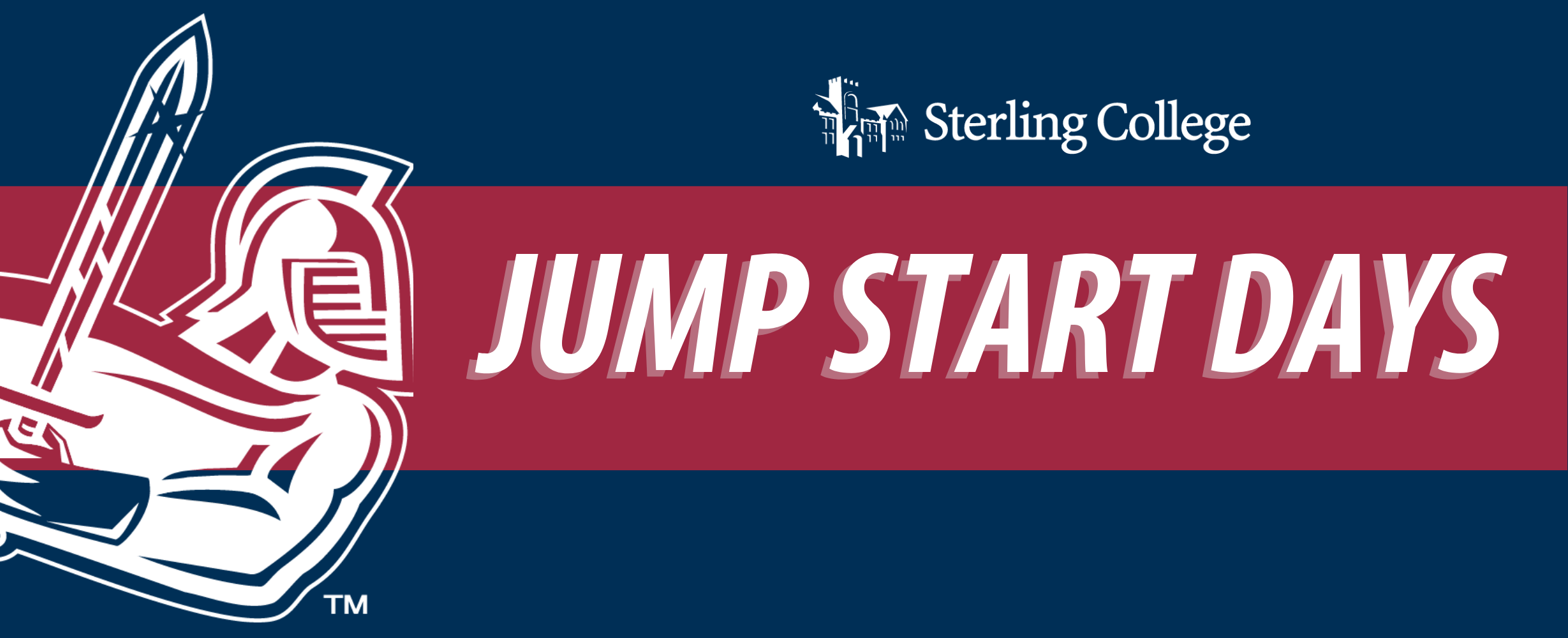 Jump Start Days Promotion featuring the Warrior Logo