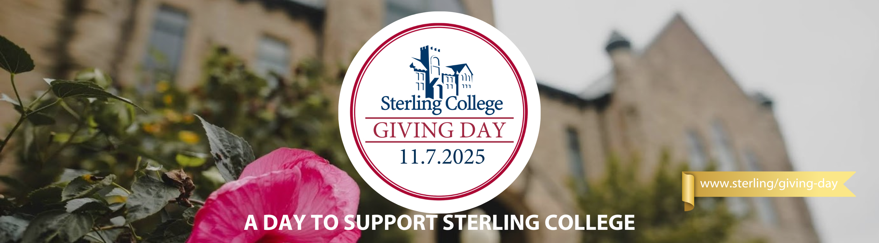 Giving Day graphic or logo for Sterling College Giving Day graphic or logo for Sterling College