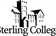 Logo for Sterling College featuring the iconic Cooper Hall building