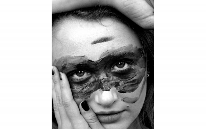 Winner of Portraiture - "Behind the Layers" by Marissa Capp
