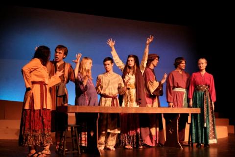 Sterling students prepare for the musical