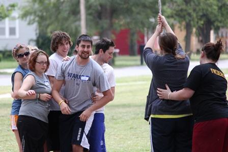 Team Philippines trains on campus before leaving Wednesday.