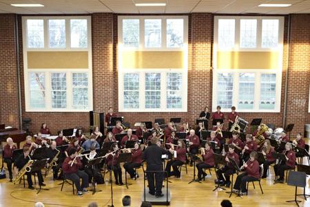 The Sterling Community Band will perform April 24 at 7:30 p.m. in Upper Wilson.