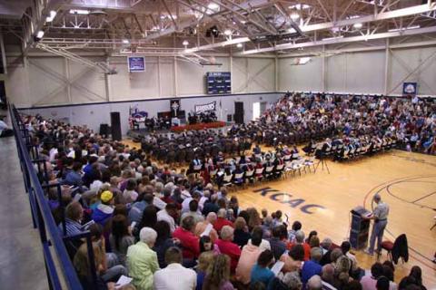 Commencement 2010 in Gleason Center