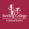 Sterling College logo with outline of main building with words Criminal Justice undernearth