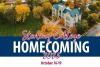 Sterling College Homecoming Promotion including a photo looking at a building and trees from the sky
