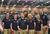Nine SC AT students were invited to help cover the mats at NAIA Nationals.
